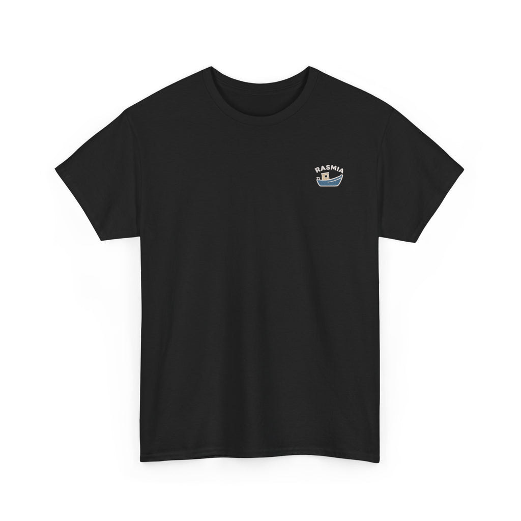 Barco Pesquero — "RASMIA" Minimal Retro Tropical T-Shirt