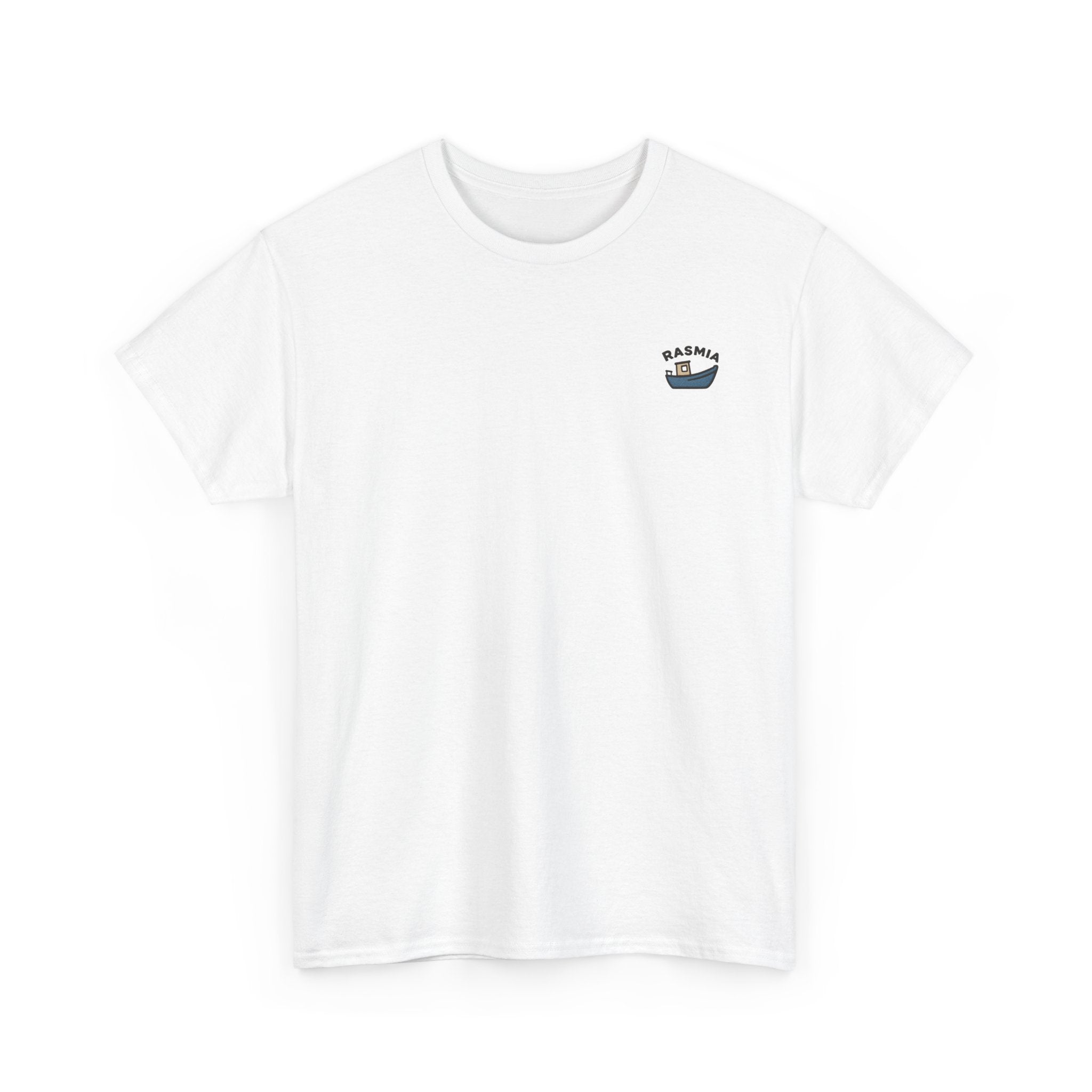 Barco Pesquero — "RASMIA" Minimal Retro Tropical T-Shirt