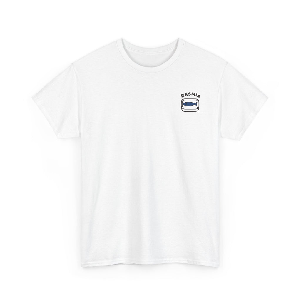 Lata de Sardinas — "RASMIA" Minimal Retro Tropical T-Shirt